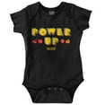 thumbnail image 1 of Retro PACMAN Game Power Up Fruit Romper Boys or Girls Infant Baby Brisco Brands 12M, 1 of 6