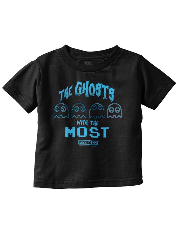 Retro PACMAN Ghosts with the Most Toddler Boy Girl T Shirt Infant Toddler Brisco Brands 12M