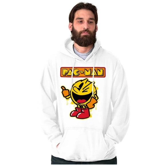 Retro PACMAN Video Arcade Game Drip Unisex Plus Size Hoodie Brisco Brands 3X