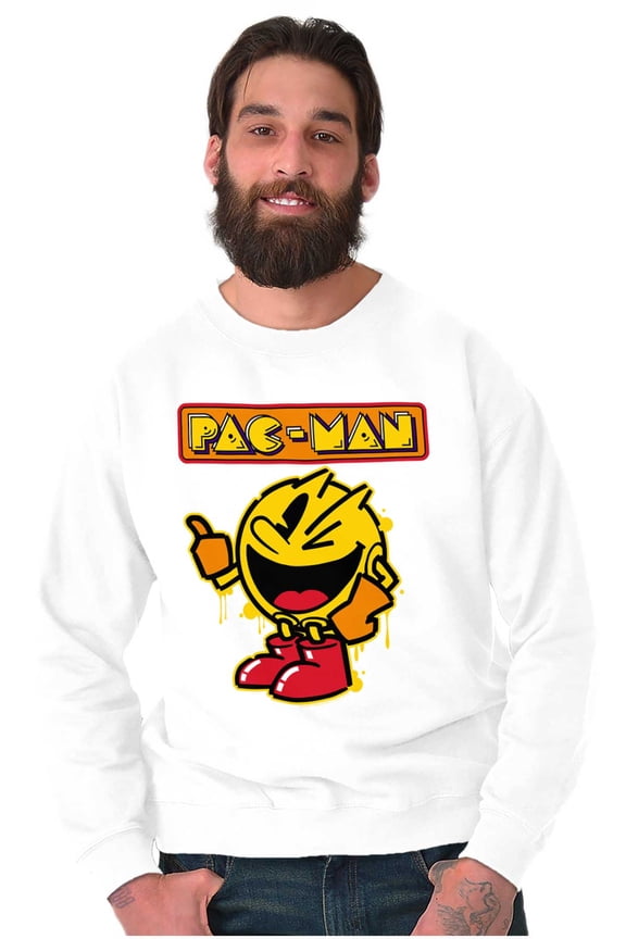 Retro PACMAN Video Arcade Game Drip Unisex Plus Size Sweatshirt Brisco Brands 3X