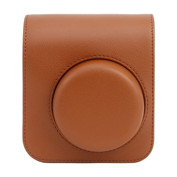 Retro PU Leather Camera Bag for Instax Mini41 With Shoulder Strap & Photo Pocket