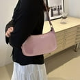thumbnail image 1 of Retro PU Leather Shoulder Bag Fashion Womens Handbags Casual Underarm Bag, 1 of 7