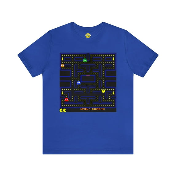 Retro Pac-Man Arcade Game Short Sleeve T-Shirt - Classic Vintage Gamer Tee