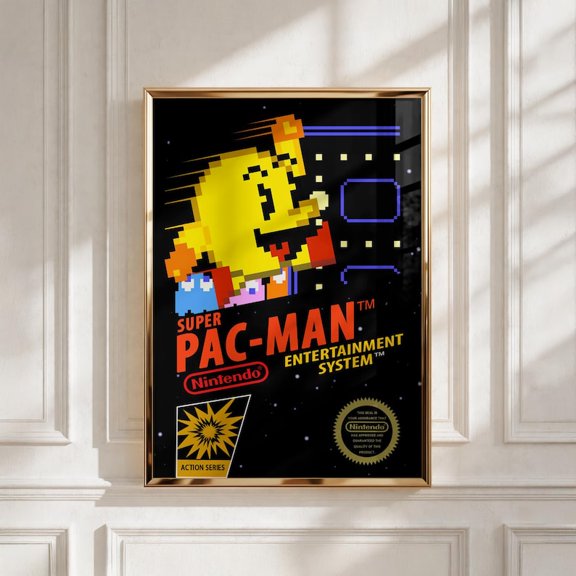 Retro Pac-Man Poster Unframed Size 24''x36'' GooGate