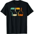 thumbnail image 1 of Retro Paint Roller Design for Vintage Painter T-Shirt, 1 of 4