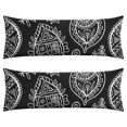 thumbnail image 1 of Retro Paisley Body Pillow Cover 20x54 - Colorful Vintage Long Pillow Case with Zipper, Stretchy & Durable Full-Length Support Pillowcase for Bed, Sofa, Office Chair, 1 of 6