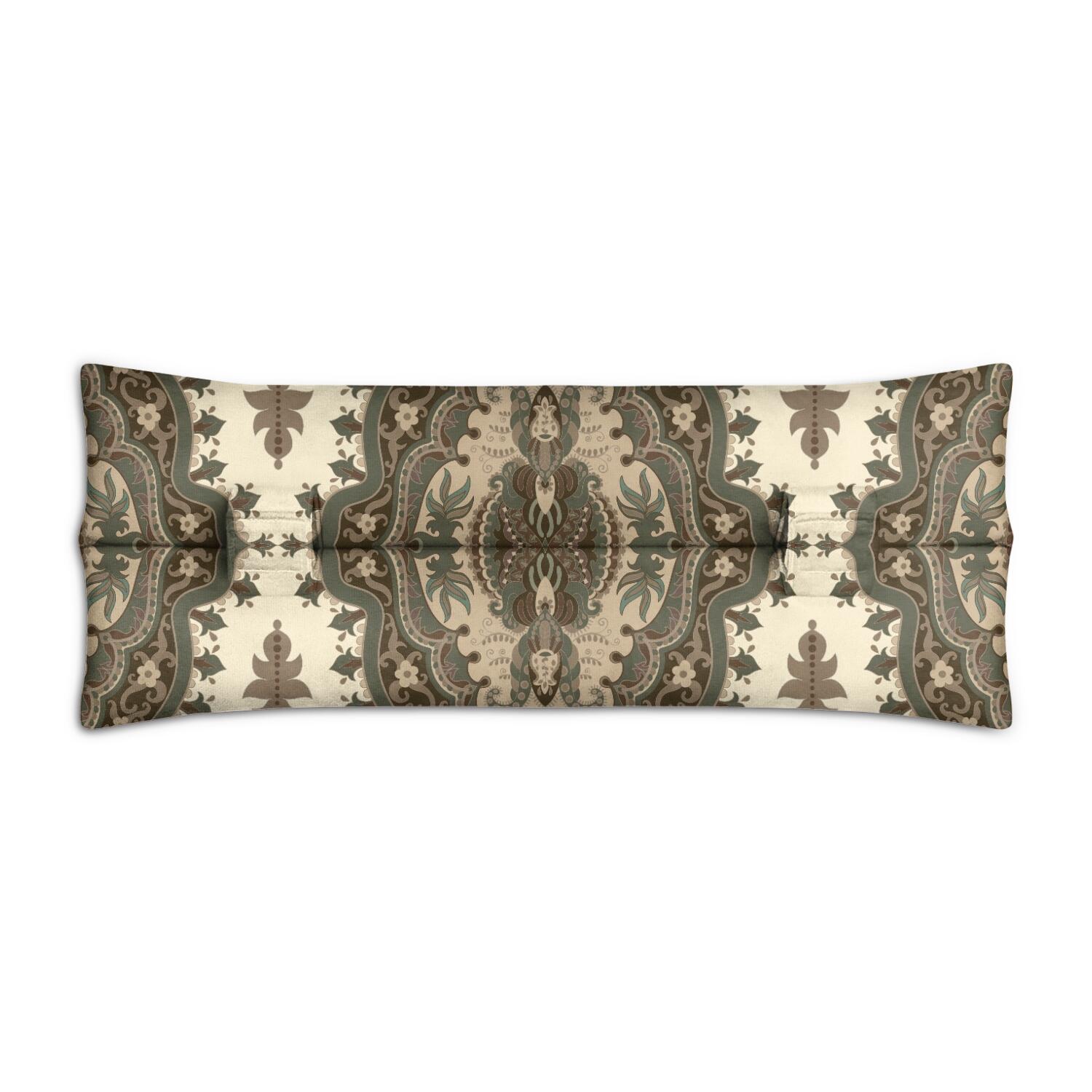 Retro Paisley Floral Post Surgery Seatbelt Pillow - Soft Car Cushion for Breast Cancer Recovery, Elegant Classic Design