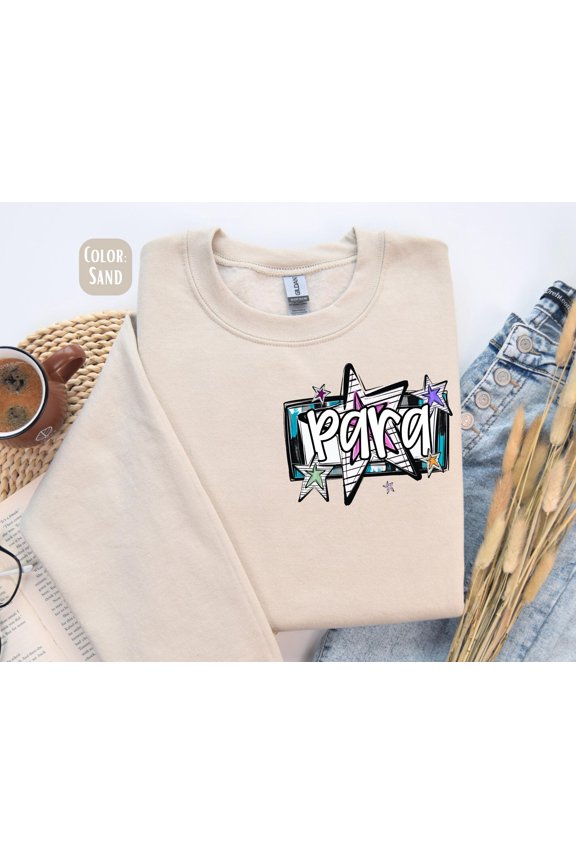 Retro Para TShirt Paraprofessional Teacher Gift