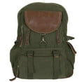 thumbnail image 1 of Retro Parisian City Daypack - Olive Drab, 1 of 1