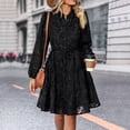 thumbnail image 1 of Retro Party Elegant Lace Long-Sleeved Dress, 1 of 5