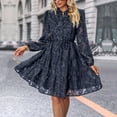 thumbnail image 1 of Retro Party Elegant Lace Long-Sleeved Dress, 1 of 5