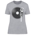 thumbnail image 1 of Retro Party Vinyl T-Shirt Women -Image by Shutterstock, Female x-Large, 1 of 2