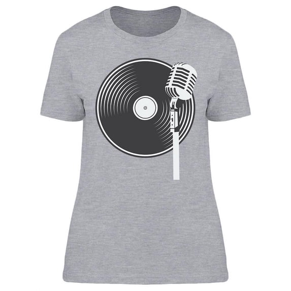 Retro Party Vinyl T-Shirt Women -Image by Shutterstock, Female x-Large