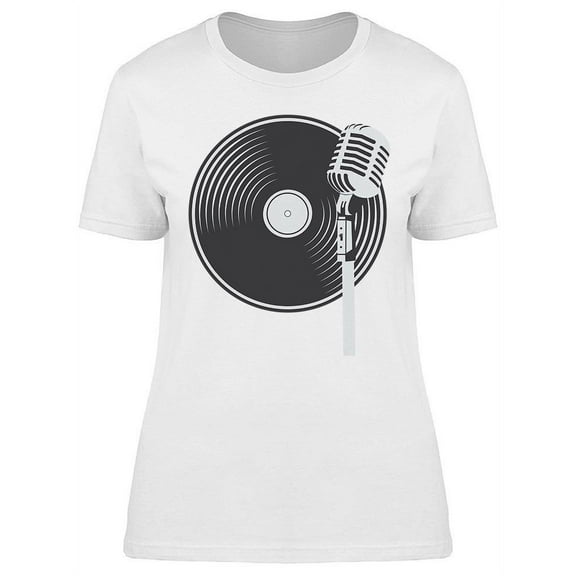 Retro Party Vinyl T-Shirt Women -Image by Shutterstock, Female x-Large