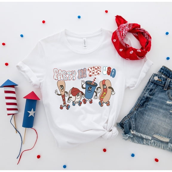 Retro Party in the USA ShirtParty In The USA Shirt4th of July ShirtIndependence Day ShirtU