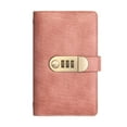 thumbnail image 1 of Retro Password Lock Cash Book - High-Quality PU Secure Storage Notebook with Double-Sided Visible Pages, 1 of 7