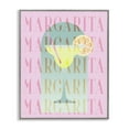 thumbnail image 1 of Retro Pastel Margarita Gray Framed Giclee Art, design by Lil' Rue, 1 of 9