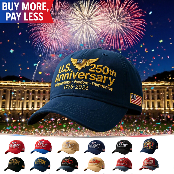 Retro Patriotic 250th Anniversary Hat, Adjustable Vintage Baseball Cap, Celebrate 250 Years of Independence, Timeless Outdoor Heritage Headwear, Classic Fit