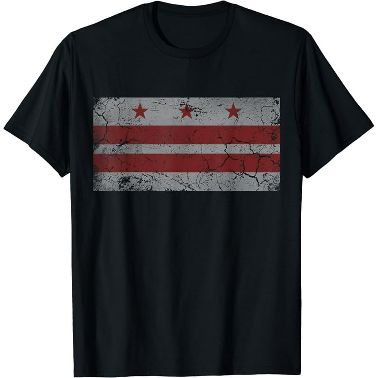 Patriotic State Flag Of Washington D.C. T-Shirt
