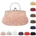 thumbnail image 1 of Retro Pearl Embroidered Evening Clutch Bag For Banquet Wedding Party And Cheongsam Elegant Vintage Inspired Women's Purse, 1 of 5