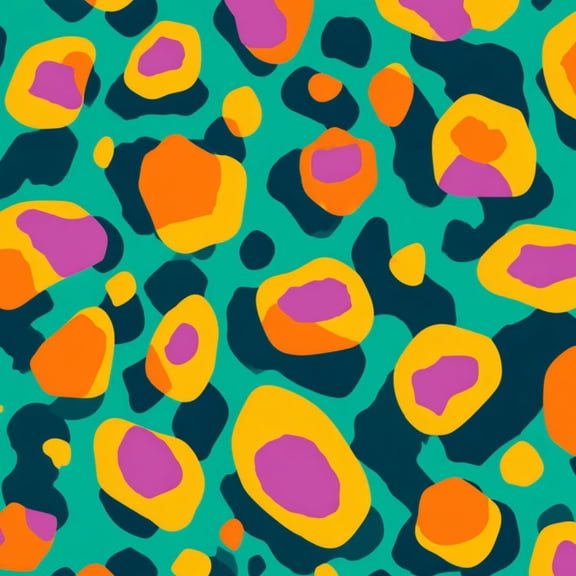 Retro Peel and Stick Wallpaper Leopard Print Bold Geometric Shapes Vibrant Wall Mural 23.6in x 9.8ft Self Adhesive Removable Wall Paper Renter Friendly Wallpaper for Bedroom Dressing Room Salon