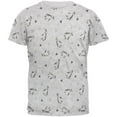 thumbnail image 1 of Retro Penguin Men's Soft T-Shirt White LG, 1 of 2