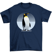 Retro Penguin T-Shirt Cool Animal Penguin Lovers Tee Men Women