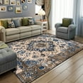 thumbnail image 1 of Retro Persian Carpet Living Room Large Size Household Mat Luxury Bedroom ration Rug Non-slip Lounge, 1 of 5