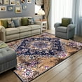 thumbnail image 1 of Retro Persian Carpet Living Room Large Size Household Mat Luxury Bedroom ration Rug Non-slip Lounge, 1 of 5