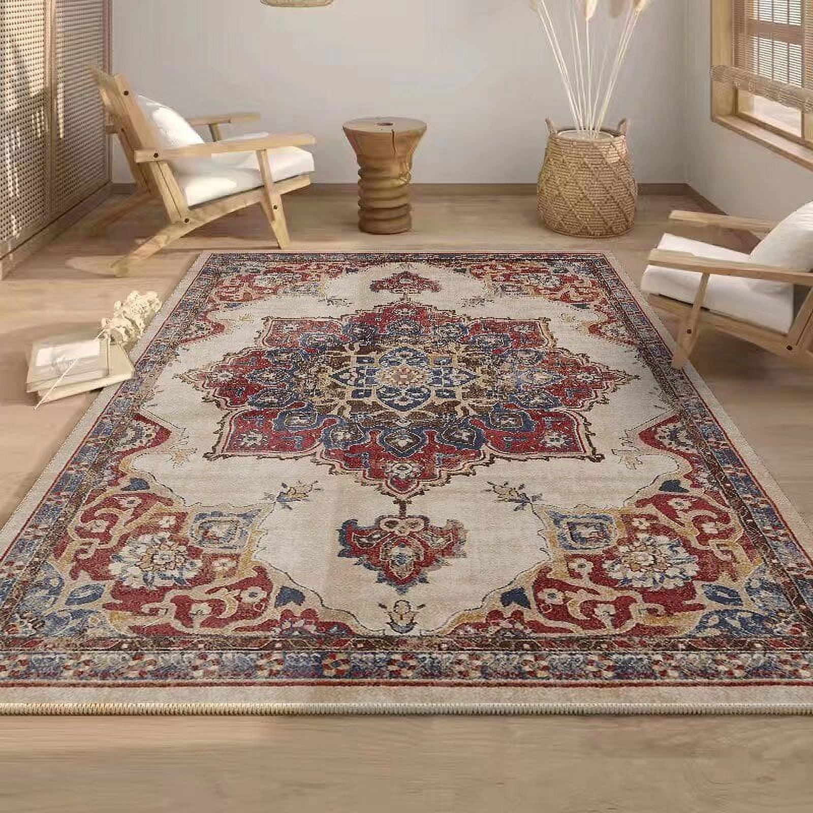 Retro Persian Red Carpet Ethnic Style Living Room High-end Luxury Rug ...