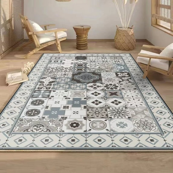 Retro Persian Red Carpet Ethnic Style Living Room High-end Luxury Rug Large Area Home ration Non-sli
