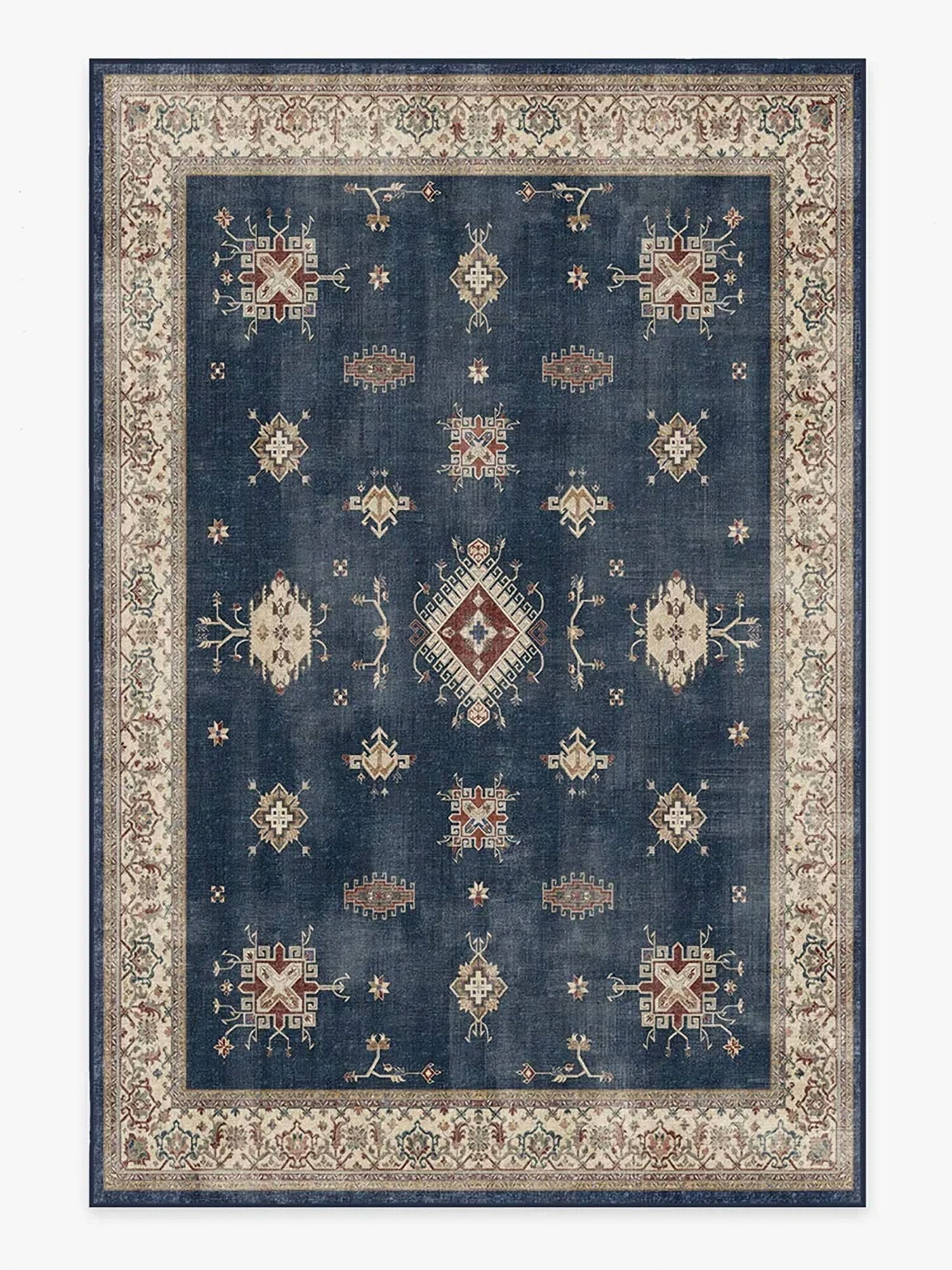 Retro Persian living room large area Rug modern farmhouse themes carpet ...