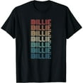 thumbnail image 1 of Retro Personalized BILLIE First Name T-Shirt, 1 of 3