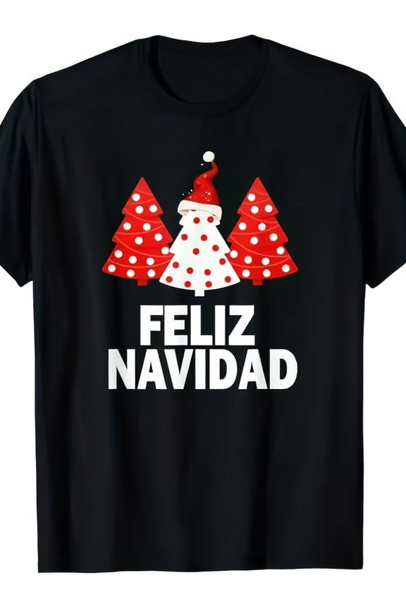 Retro Peruvian Tree & Peru Flag T-Shirt - Feliz Dad with National Emblem - Super Soft Breathable Casual Wear, Christmas Gift for Peru Lovers - All- Fit Round Neck Tee