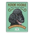 thumbnail image 1 of Retro Pets Refrigerator Magnet - Potent Poodle Coffee, Poodle - Vintage Advertising Art - 2.5" x 3.5", 1 of 1
