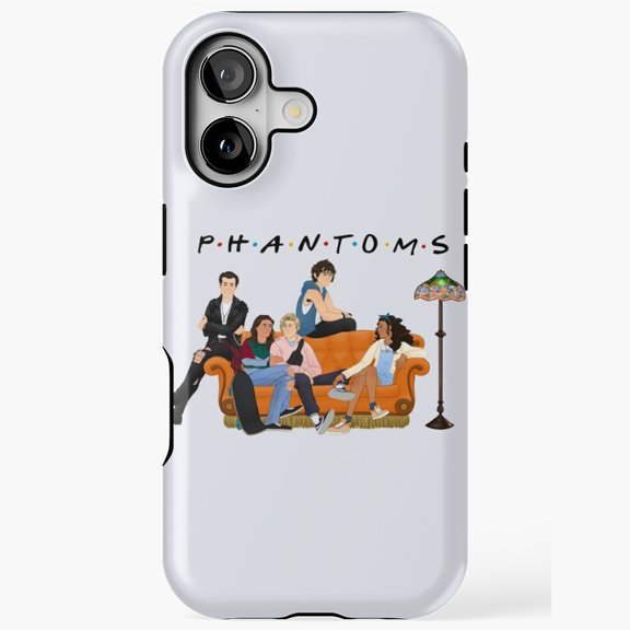 Retro Phantom Artistic Collage Pattern Case iPhone 17 through 11 Pro Max