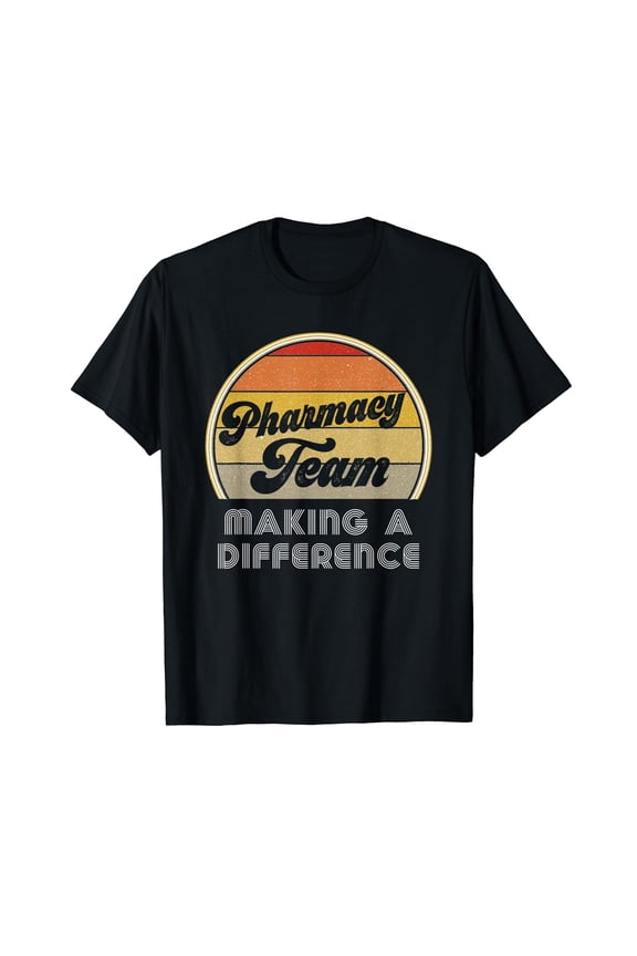 Retro Pharmacy Tech Week Appreciation Making A Difference T-Shirt