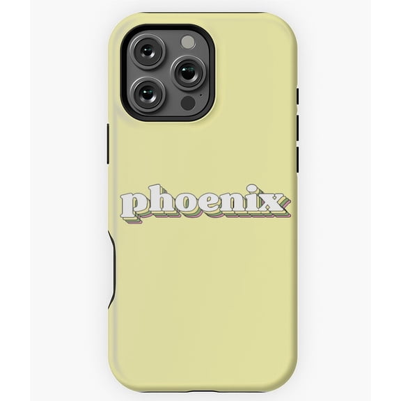 Retro Phoenix Arizona City Skyline Phone Case for iPhone 16 15 14 13 12 11 Pro Max