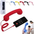 thumbnail image 1 of Retro Phone Handset, 2026 New Retro Phone Handset for iPhone, Type-C Retro Telephone Wired Handsets Style Landline Handle Receiver for Cell Mobile Video Conferences, Calls, Meetings, White, 1 of 6