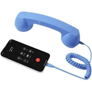 Retro Phone Handset with Cord, Type-C Retro Telephone Style Landline Handle Receiver, RetroTelephone Handset for Cell Phone USB C, Vintage Handheld Wired Telephone for Calls
