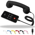 thumbnail image 1 of Retro Phone Handset - Relive The Classic Calling, Phone Retro for iPhone for Android, Easy to Use, Landline Handle Receiver for Cell Mobile Video Conferences, Calls, Red, 1 of 6
