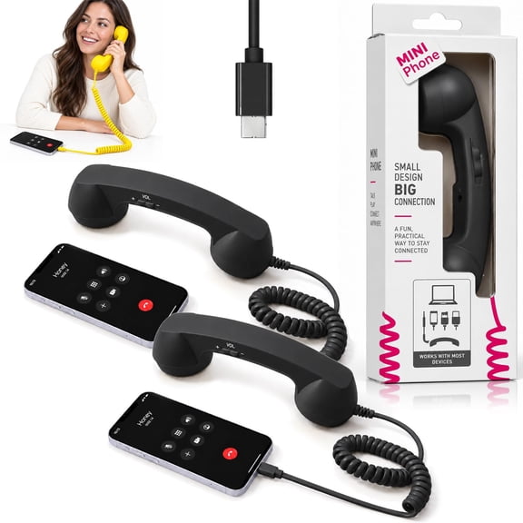 Retro Phone Handset for iPhone, Retro Ring Phone