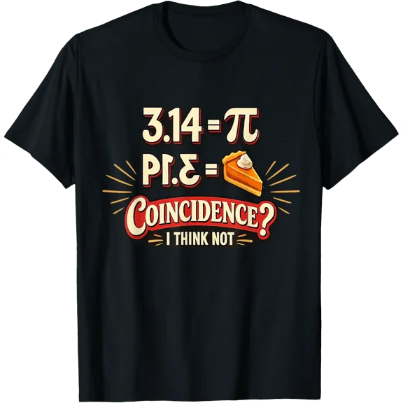 Retro Pi 3 14 = Pie Science Math Pi Day Maths Teacher T-Shirt Size S-5XL