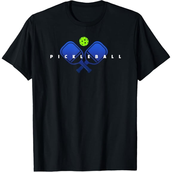 Retro Pickleball Paddle Graphic Tee - Sporty Men's and Women's Casual Activewear T-Shirt - Classic Pickleball Player Apparel
