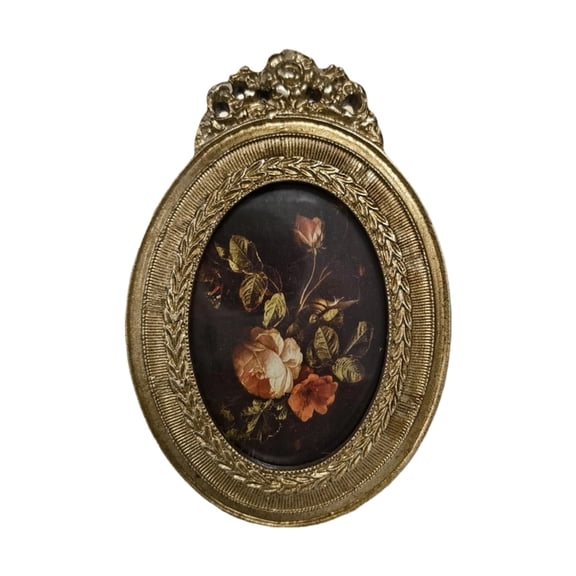 Retro Picture Frame Antique Ornate Photo Frame for Tabletop Wall Hanging Decorative Photo Frame for Home Photo Gallery