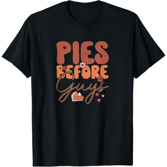 Retro Pies Before Guys Cute Fall Pumpkin Pie Tee
