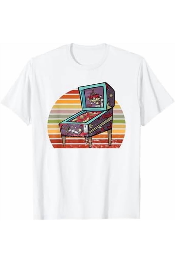 Retro Pinball Arcade Machine Pinball Wizard Pinball Wizard T-Shirt