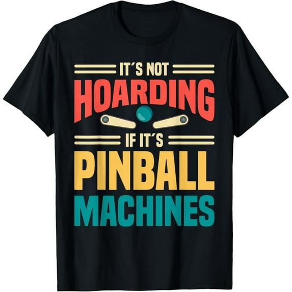 t-shirt Retro Pinball Game Pinball Player Pinball Machine Pinball T-Shirt mens t shirt,black,women,funny,misfits,men,journey