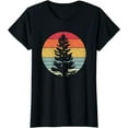 thumbnail image 1 of Retro Pine Tree Sun Graphic T-Shirt, 1 of 3