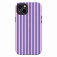 thumbnail image 1 of Retro Pink & Blue Stripe Phone Case – Vibrant Vertical Pattern Phone Cover for iPhone 16 15 14 13 12 11 Pro Max, 1 of 5